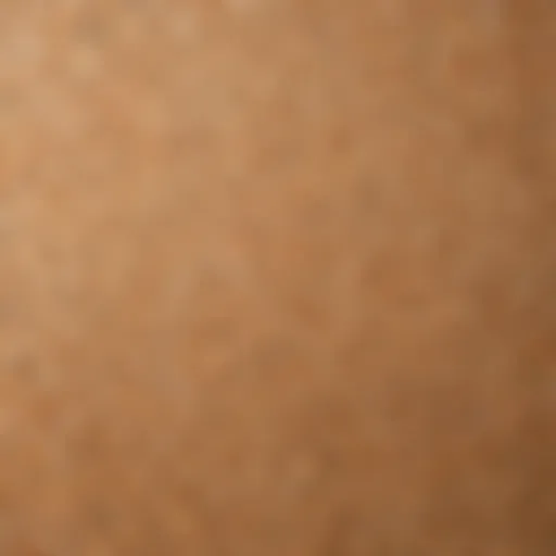 Close-up view of particle board texture