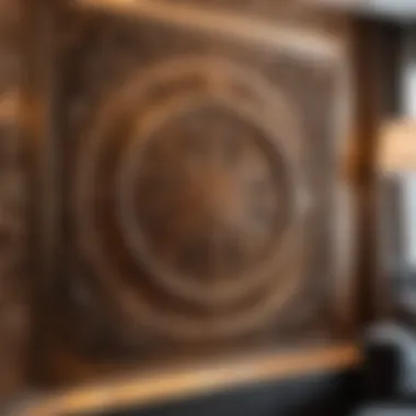 Intricate Wall Panel Design A beautifully crafted wall panel showcasing intricate designs that enhance interior aesthetics.