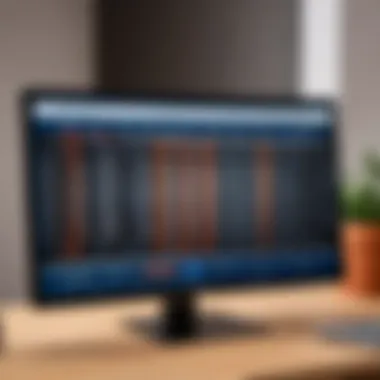 Online shopping for cast iron radiators on a computer screen