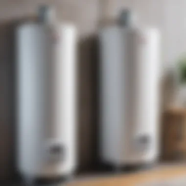 Comparison of different water heater models