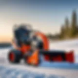 A modern snowblower showcasing its innovative features