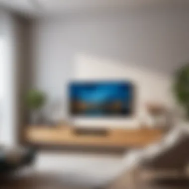 Aesthetics of a Professionally Mounted Television A well-mounted television on the wall