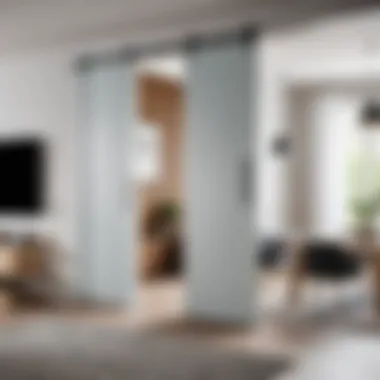 Enhancing Spaces with Modern Sliding Doors Stylish sliding door in a modern interior