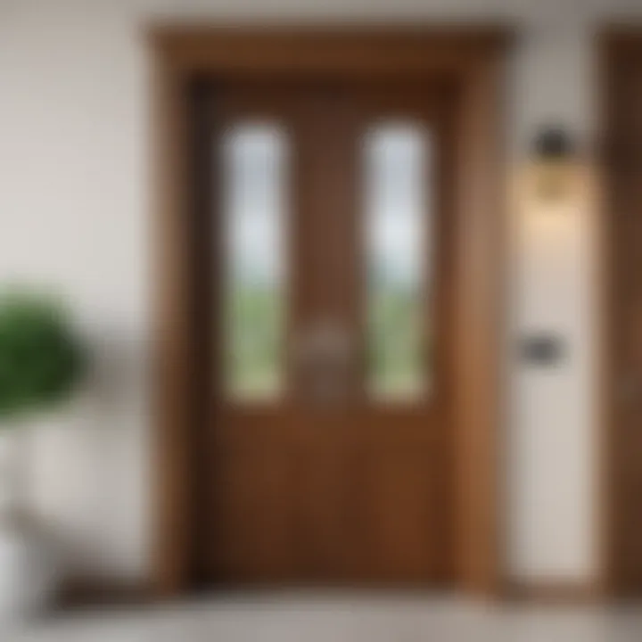 Cost breakdown of wooden door installation