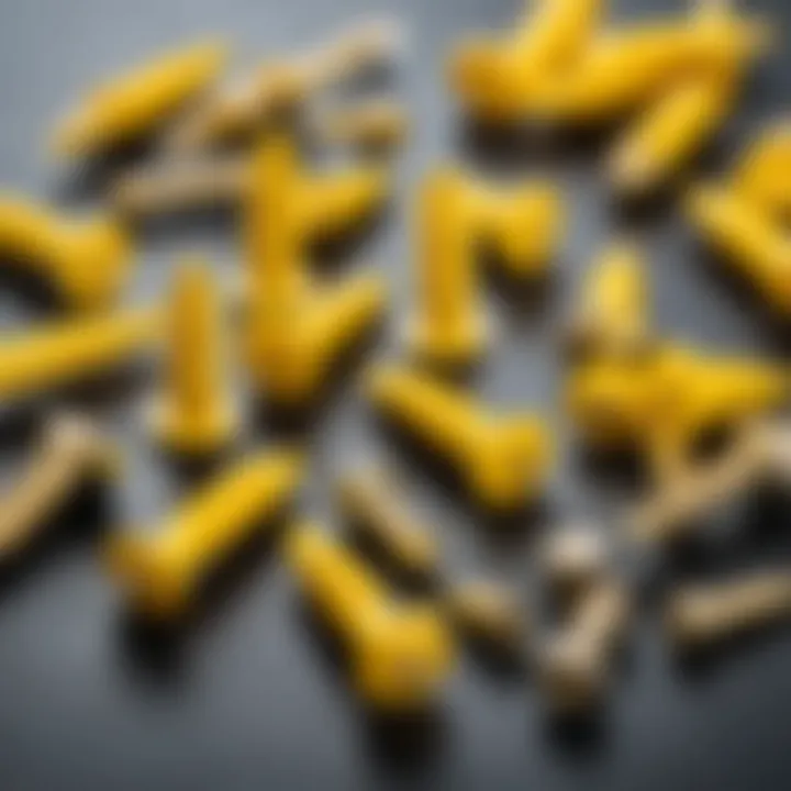 Comparison of yellow screws with other fastening types